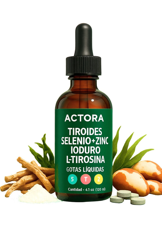 Actora Gotas de Apoyo para la Tiroides
